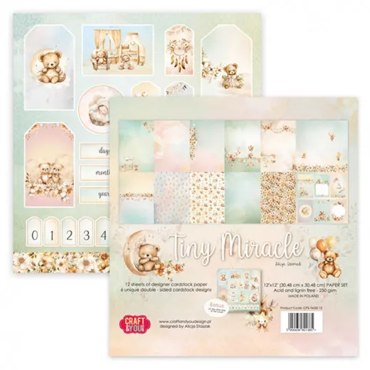 Tiny Miracles - 12x12 Paper Set (12 Bögen)